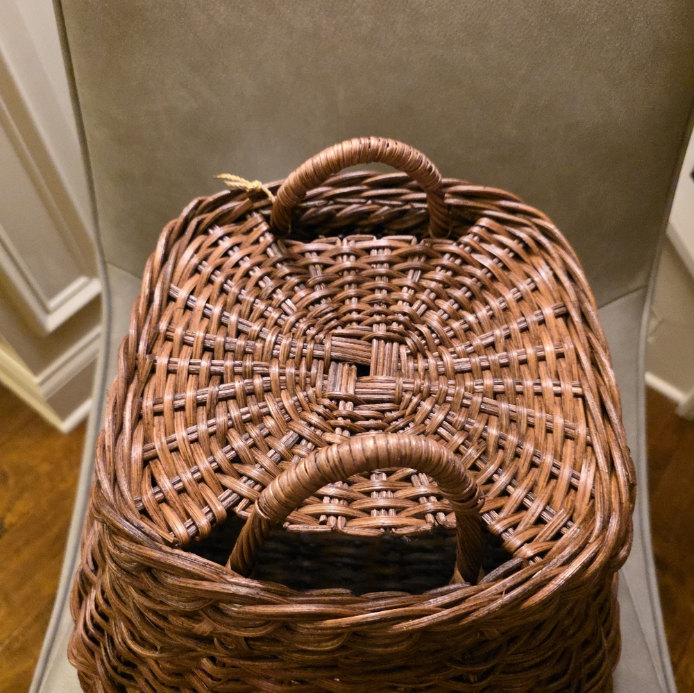 Studio Mcgee Threshold Rattan Basket Square Dark Brown Target 2025 - Picture 13 of 14